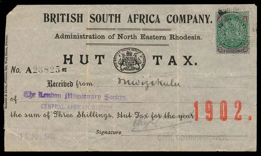 Hut Tax (ca. 1902)